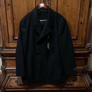 Lauren Ralph Lauren Black Pea Coat